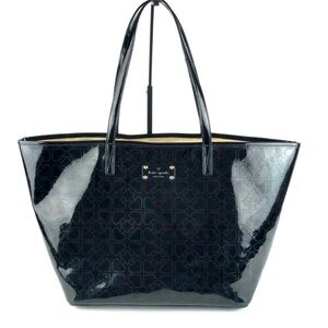 Kate Spade Black Tote Bag Patent Leather